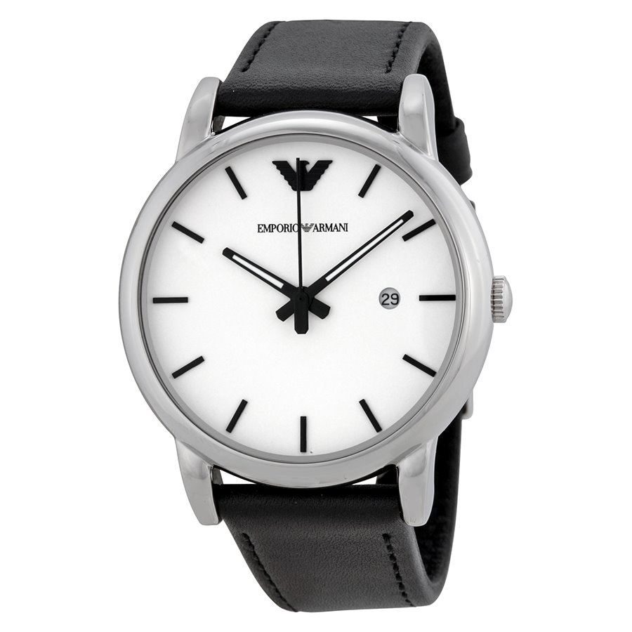 Armani watch white dial sale